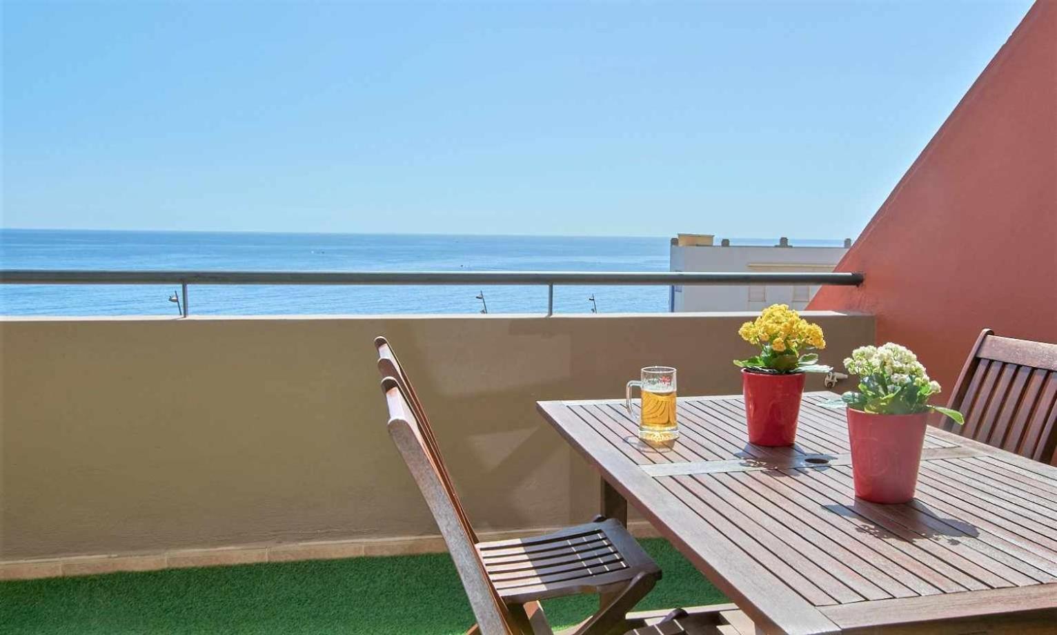 Ferienwohnung Bonita Vivienda Con Vistas Al Mar Playawifi Radazul Exterior foto