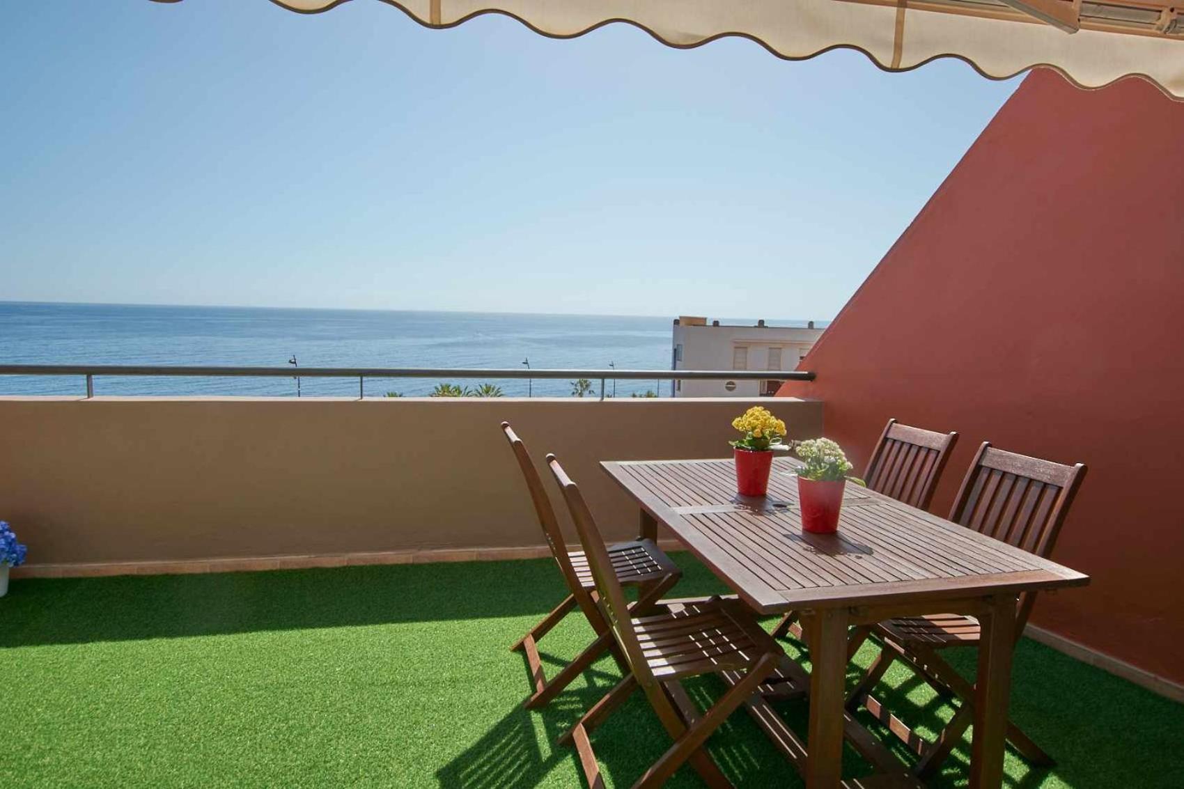 Ferienwohnung Bonita Vivienda Con Vistas Al Mar Playawifi Radazul Exterior foto