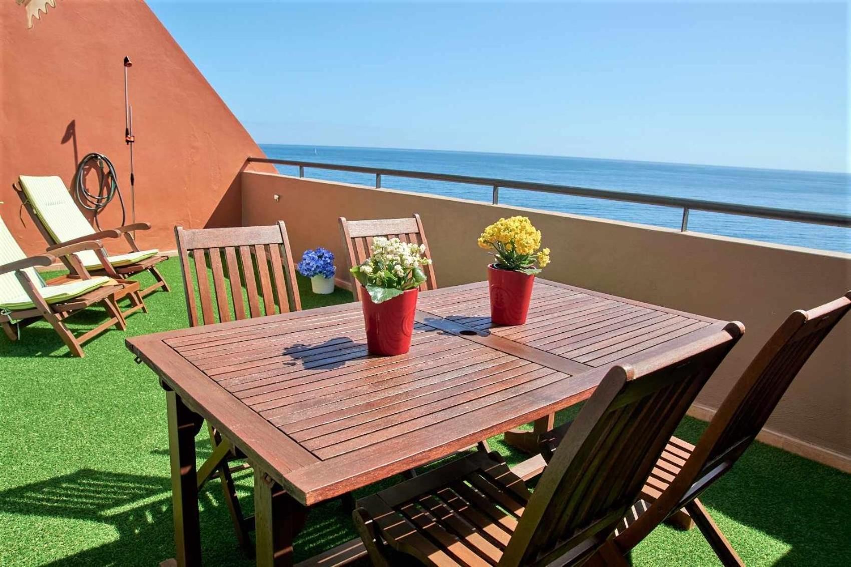 Ferienwohnung Bonita Vivienda Con Vistas Al Mar Playawifi Radazul Exterior foto